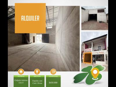 Oficinas y Locales Alquiler Santiago Del Estero Galpon interno calle Espa�a LB