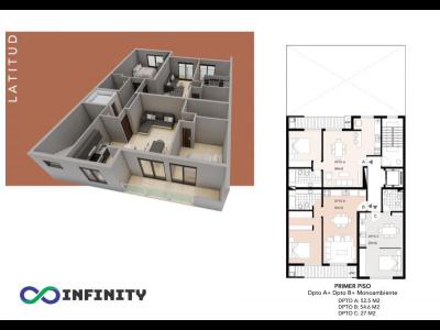 Departamentos Venta Santiago Del Estero Departamento de 1 dormitorio en ventaen Entre Rios 67