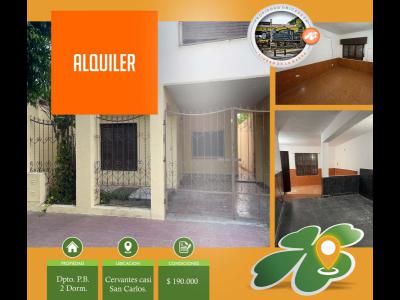 Departamentos Alquiler Dpto. Plantya Baja 2 dorm. B. San Martin LB