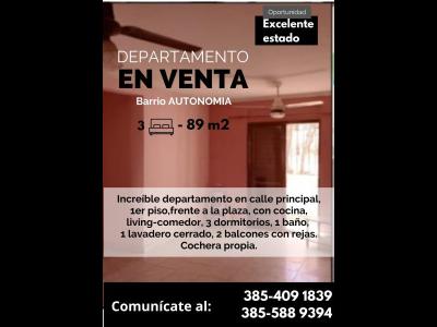 Departamentos Venta Santiago Del Estero Vendo Dpto Barrio Autonom�a