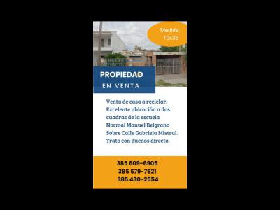 Casas Venta Santiago Del Estero Casa a reciclar