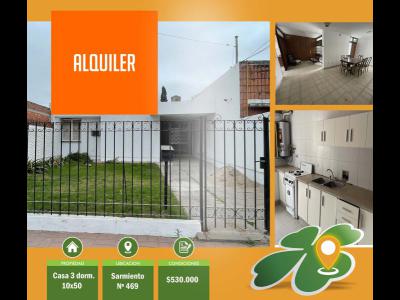 Casas Alquiler Santiago Del Estero CASA 3dorm Ctro. LB